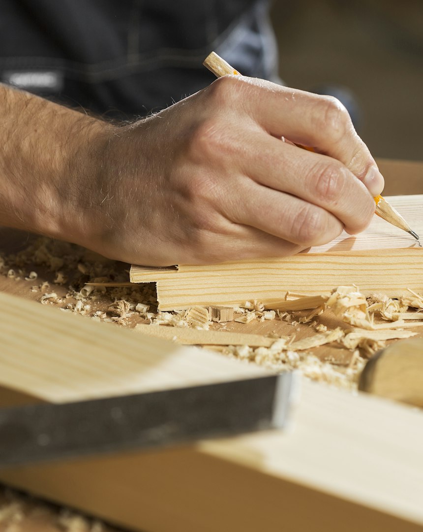 Craftsman detailing a luxury interior build