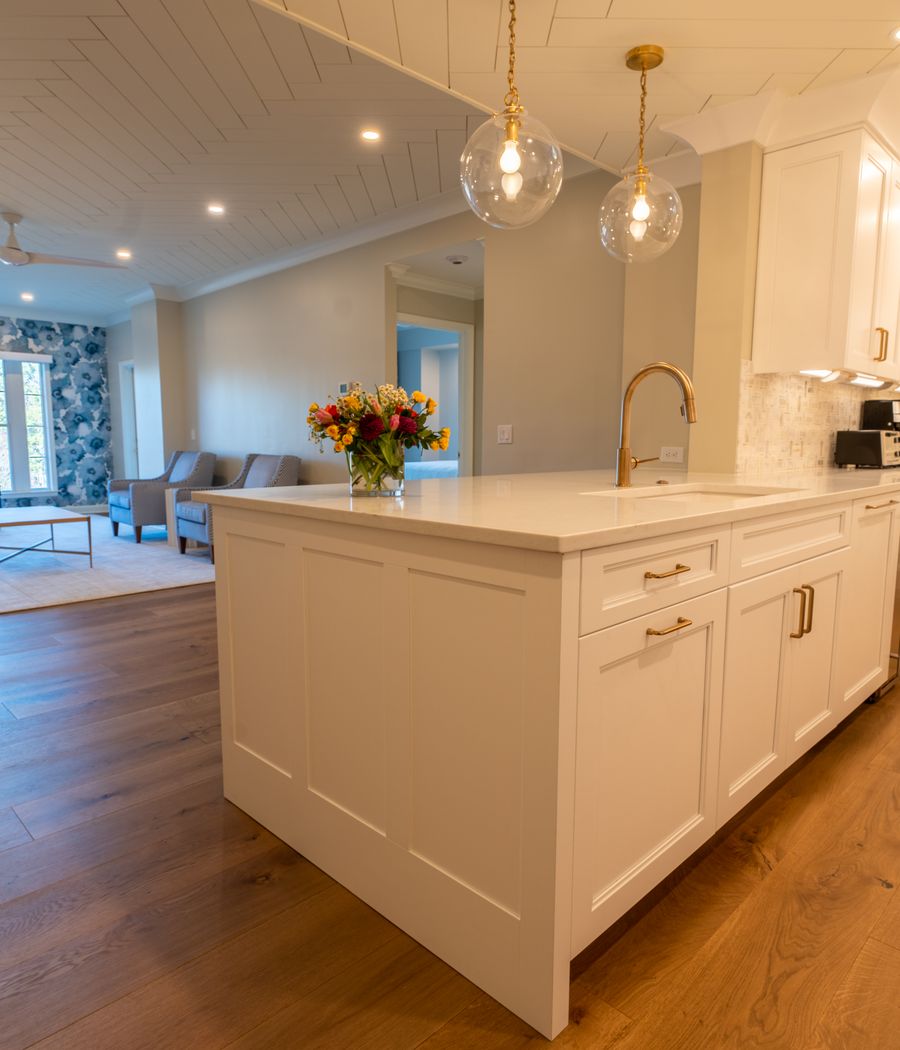 Custom kitchen remodel in a The Colony Golf & Bay Club, Florida home